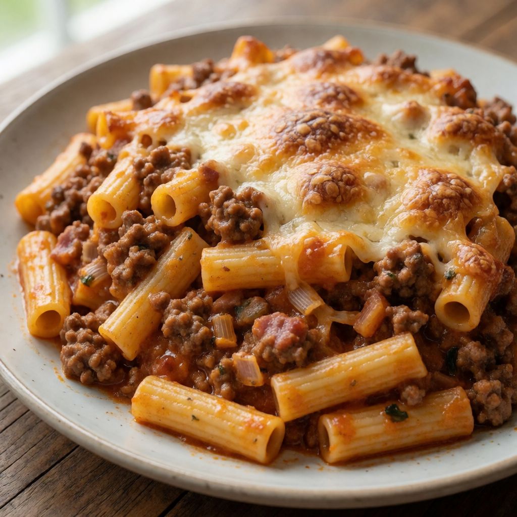 Baked Pasta Bolognese