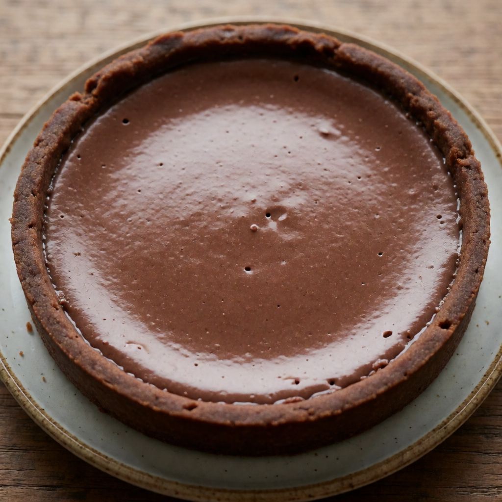 Chocolate Panna Cotta Crostata