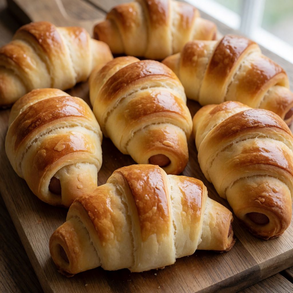 Sausage Rolls (Rogaliki Style)