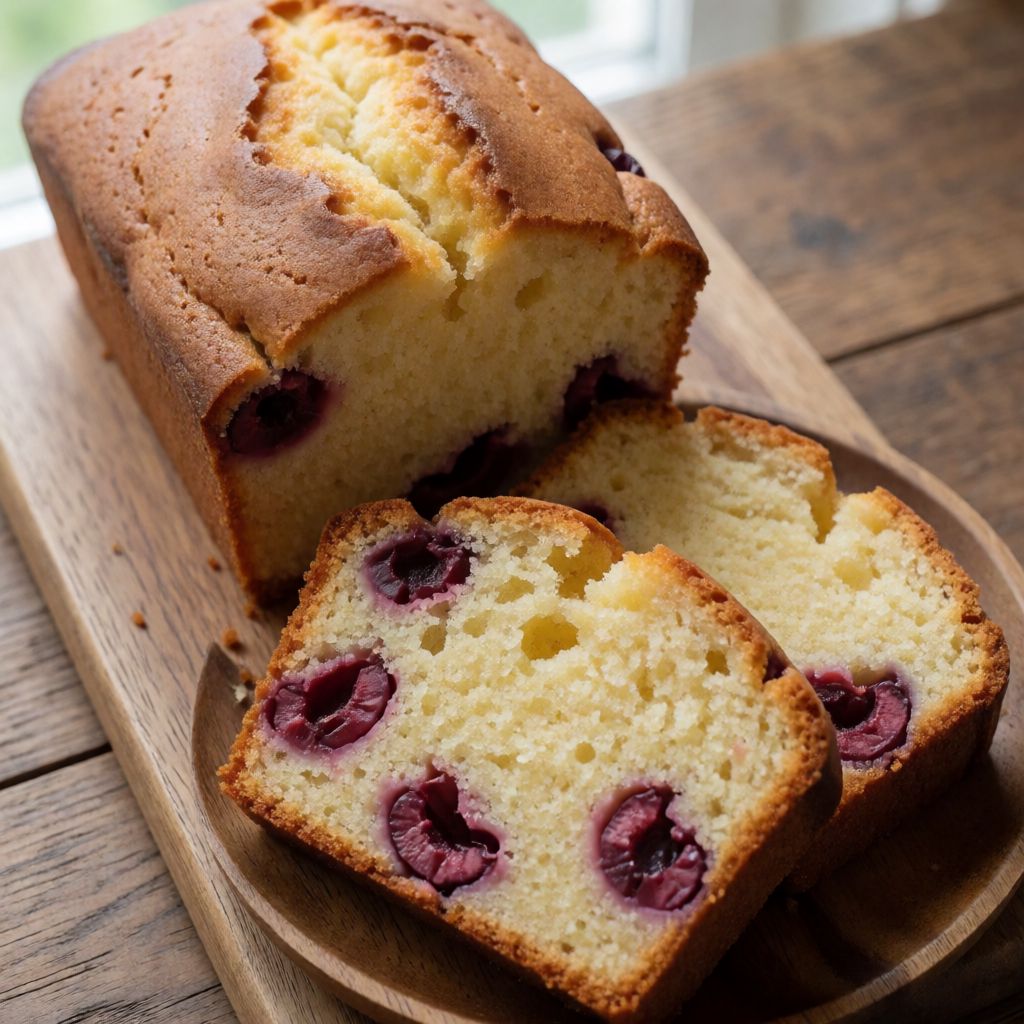 Cherry Loaf Cake