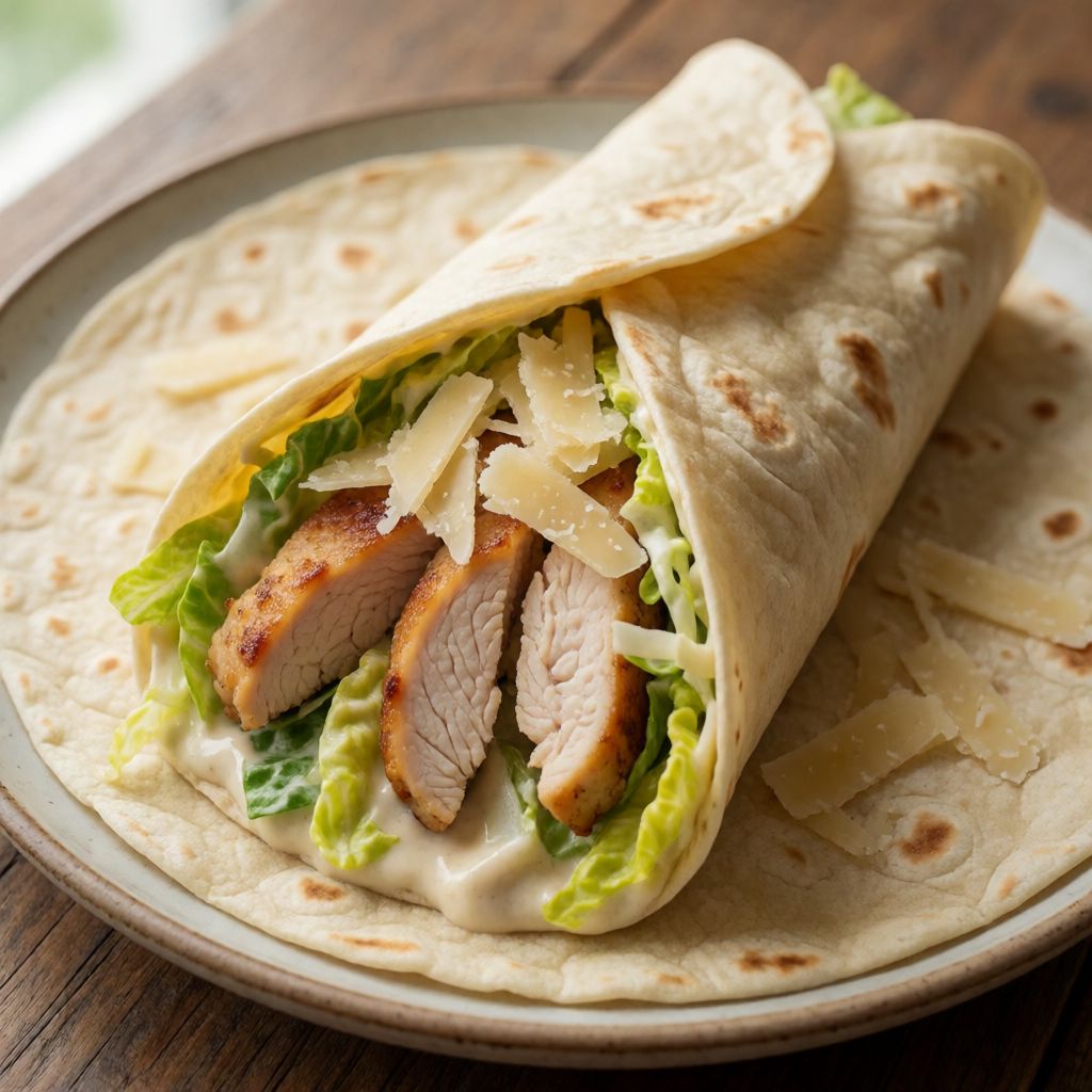 Caesar Chicken Wraps