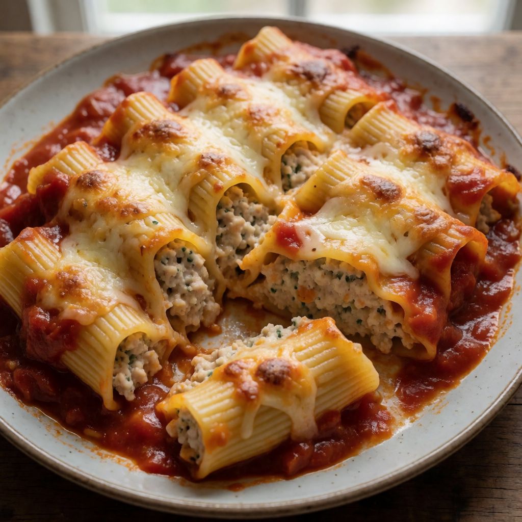 Stuffed Calabrian-Style Baked Pasta
