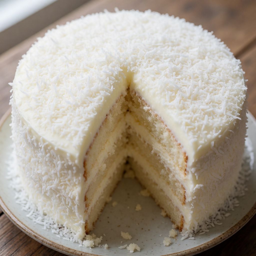Raffaello Coconut and White Chocolate Cake