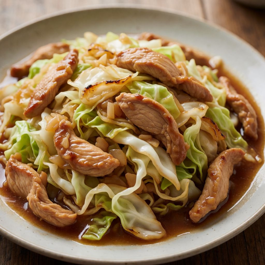 Chicken and Cabbage Stir-Fry