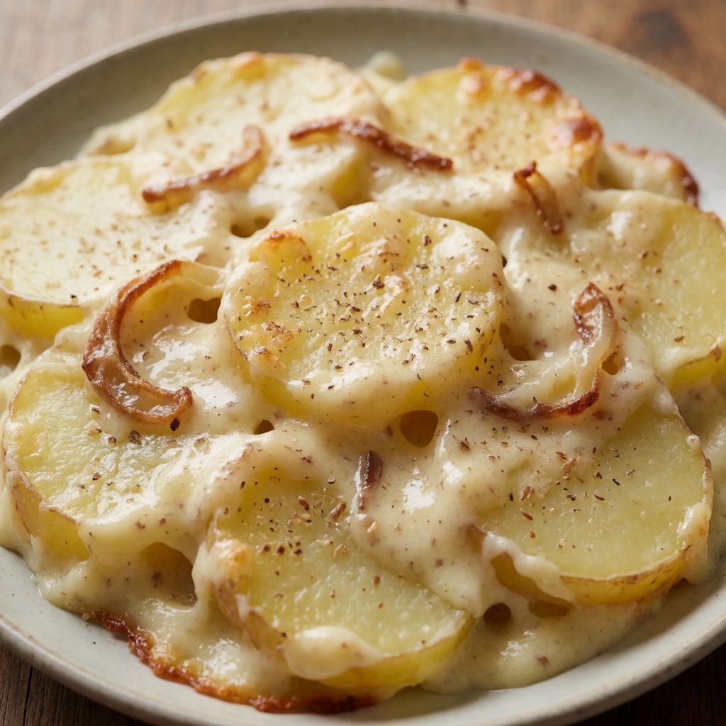 Baked Potatoes in Cream