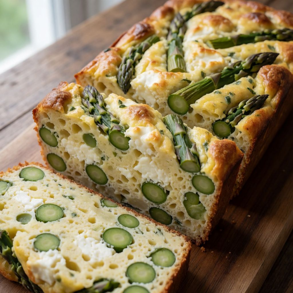 Asparagus and Goat's Cheese Savoury Loaf