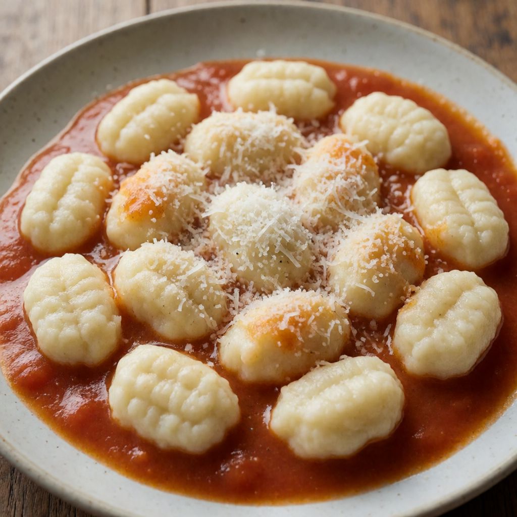 Gnocchi with Ricotta in Tomato Sauce