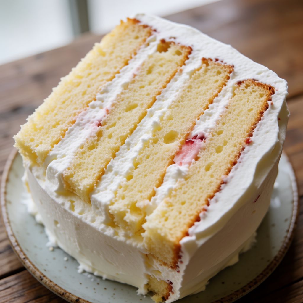 Strawberry Cream Cake