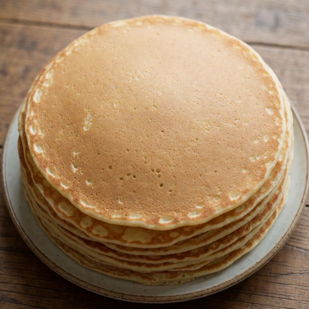 Pancake Cake with Raspberries