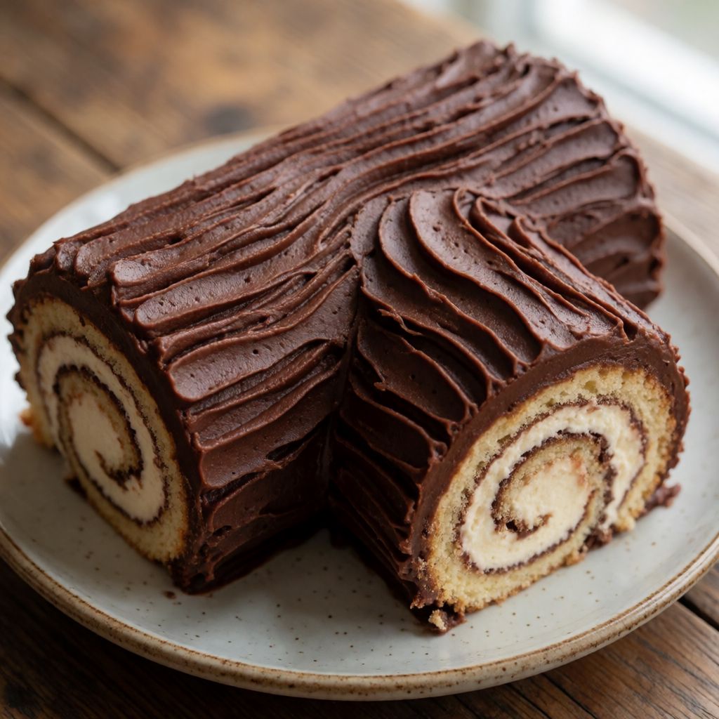 Christmas Chocolate Yule Log