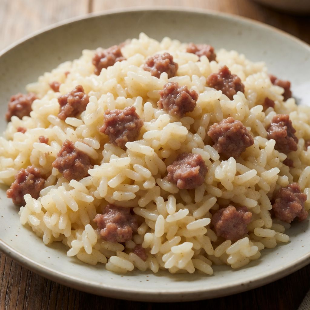 Reis mit Salsiccia nach Mantuaner Art