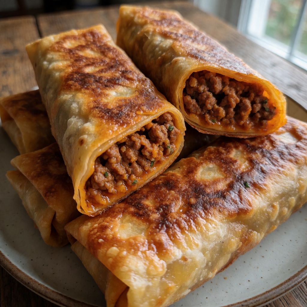 Fried Beef Burritos