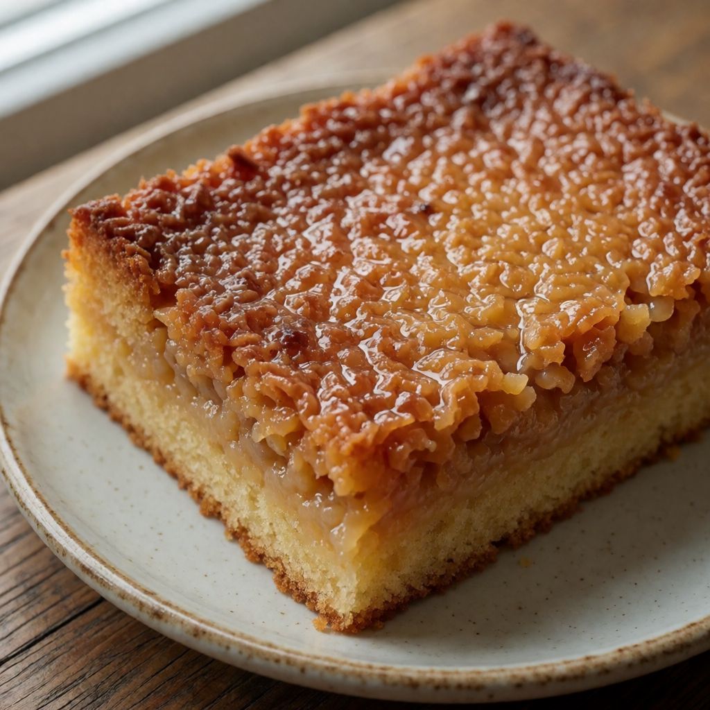 Danish Caramel Cake (Drømmekage)