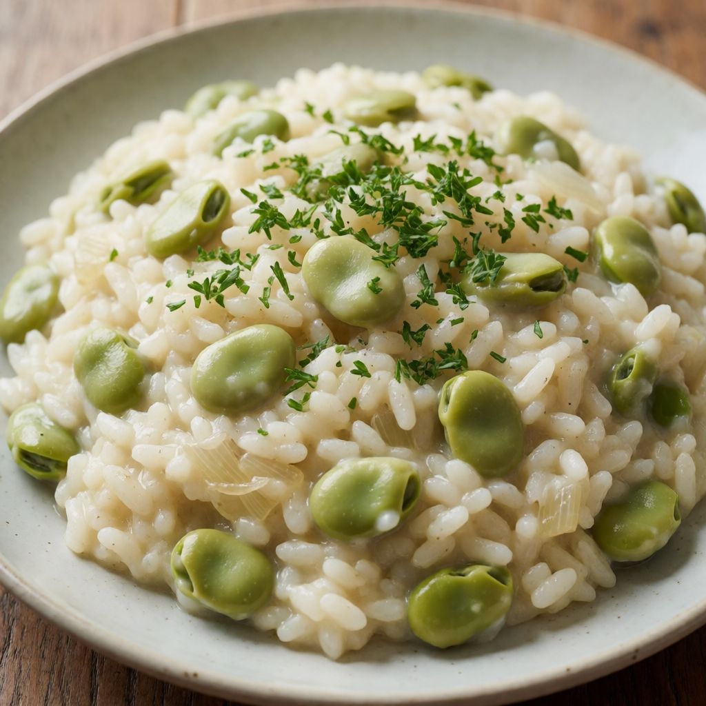 Risotto med bønner