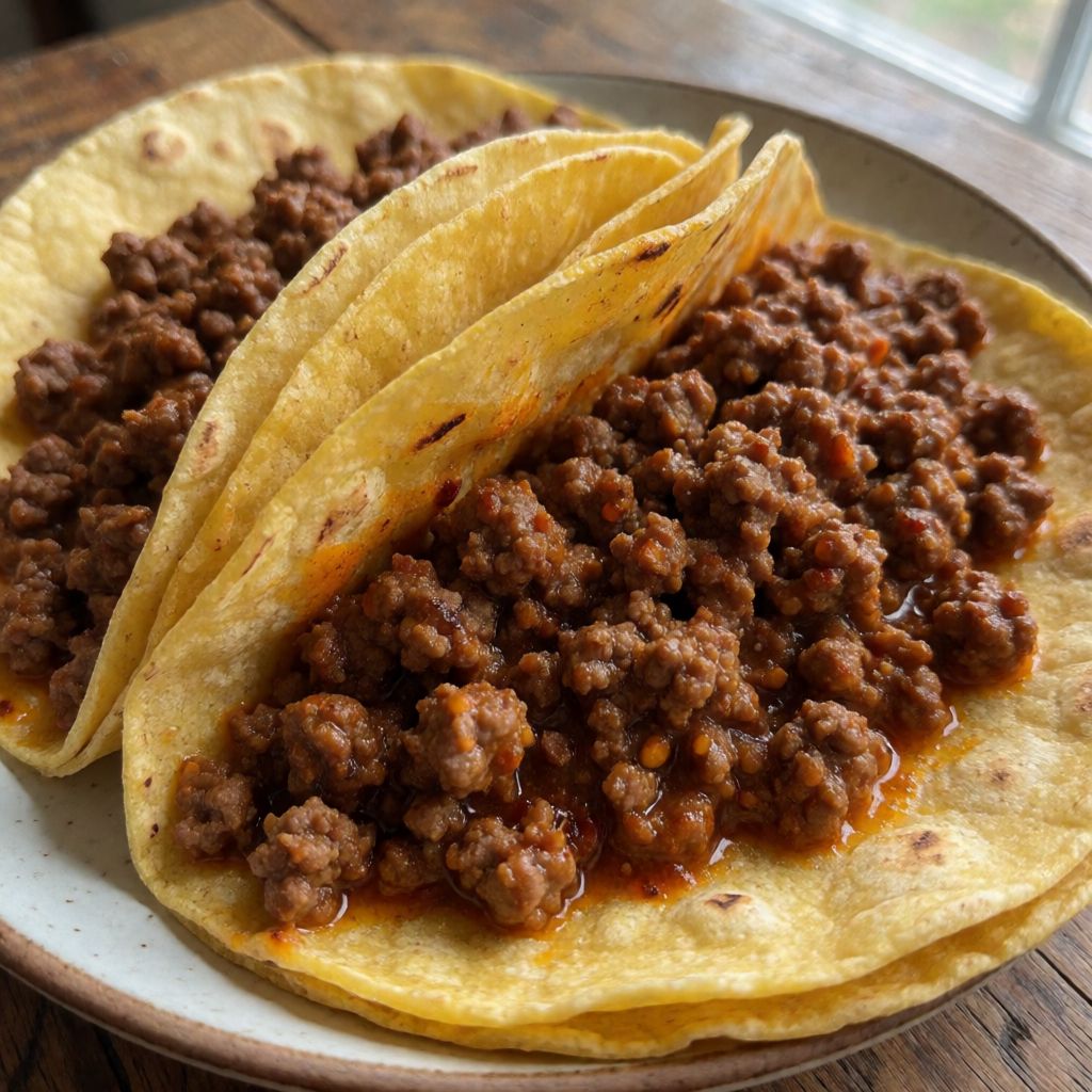 Spiced Beef Tortillas