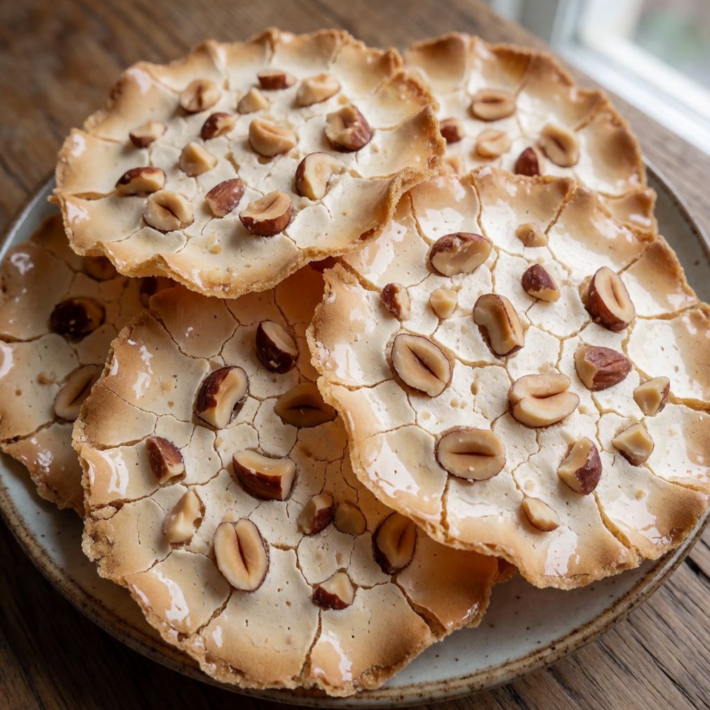 Crispy Hazelnut Meringue Wafers