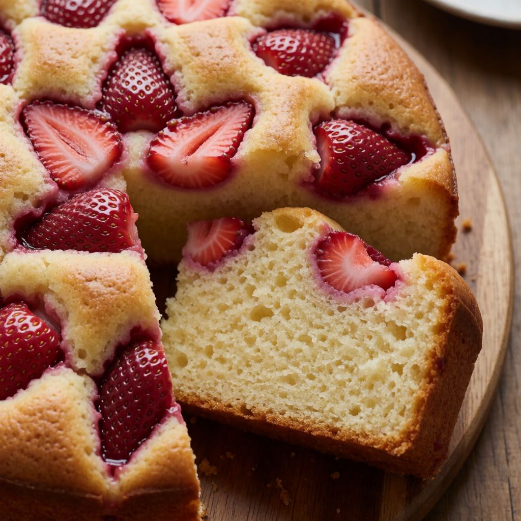 Gluten-Free Strawberry Cake