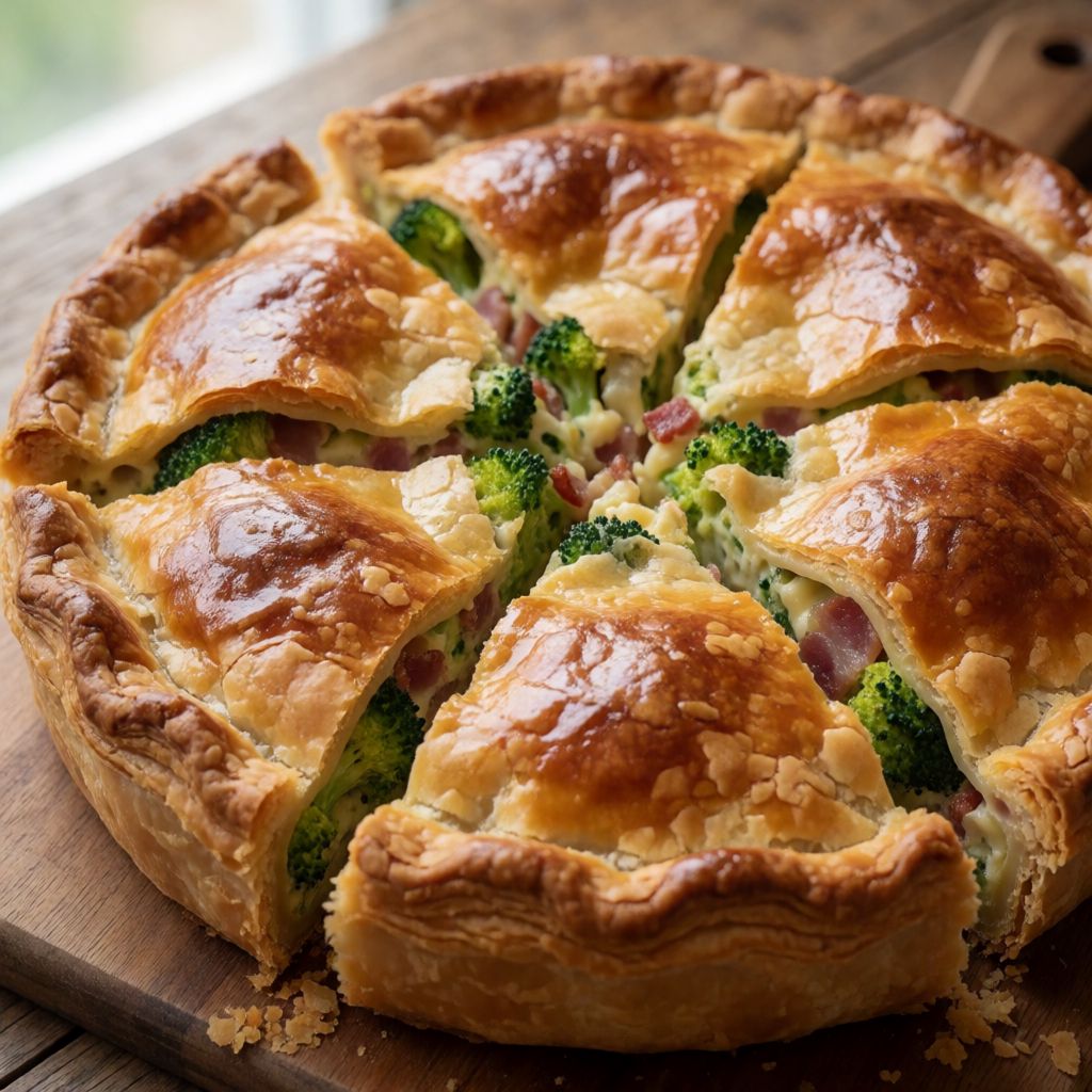 Broccoli and Bacon Pie