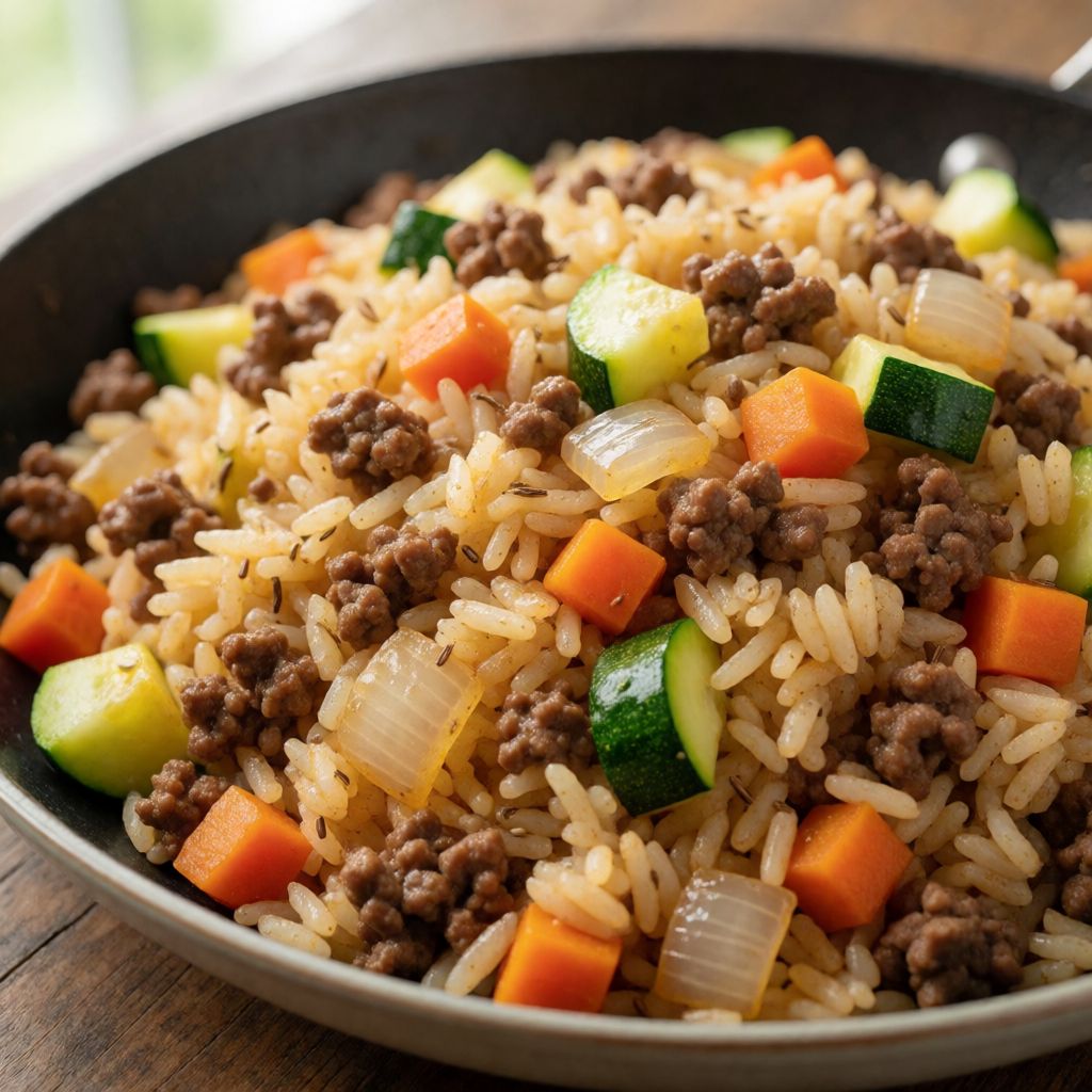 Tex-Mex Rice with Minced Beef