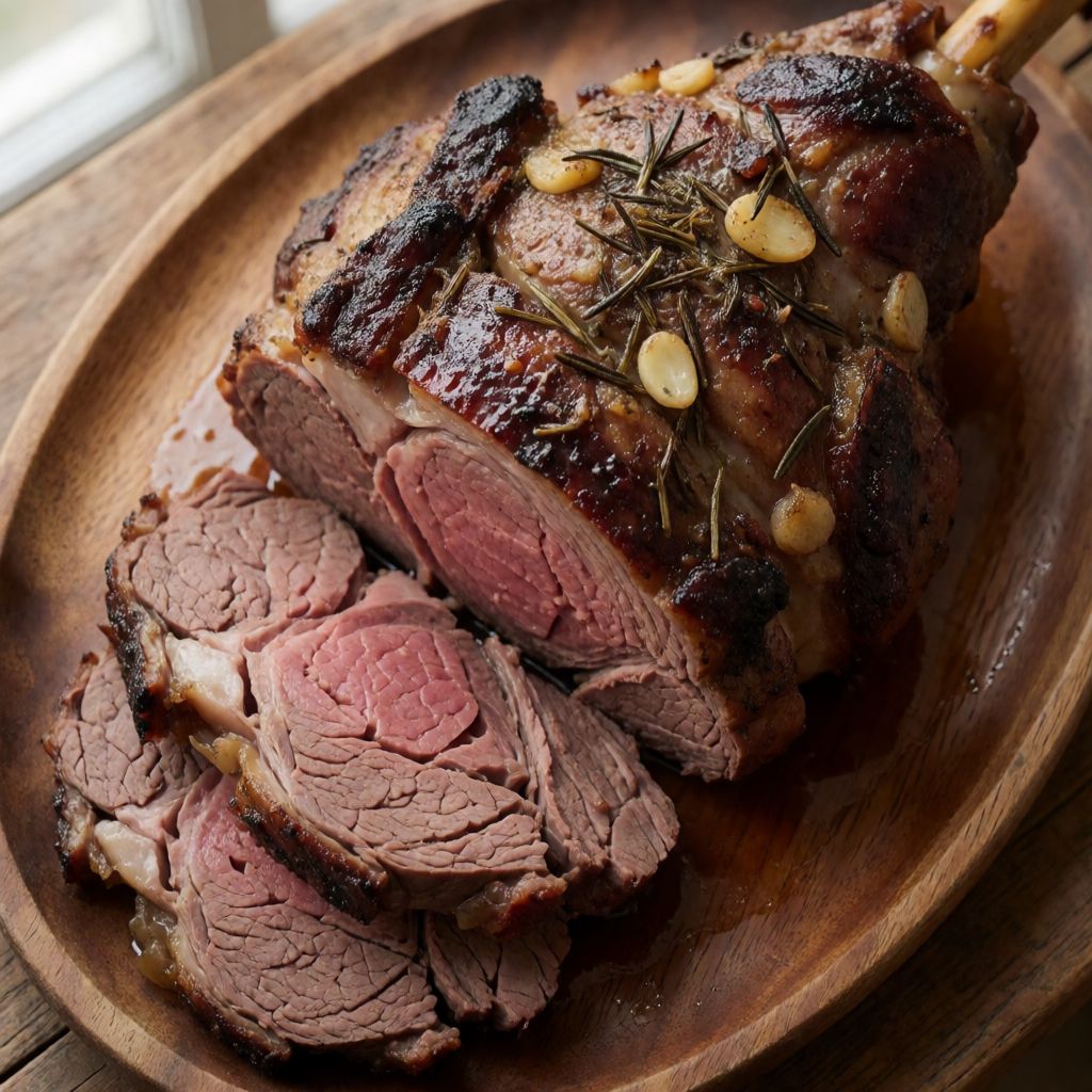 Slow-Roasted Leg of Lamb