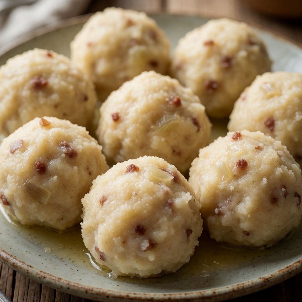 Canederli (Bread and Speck Dumplings)