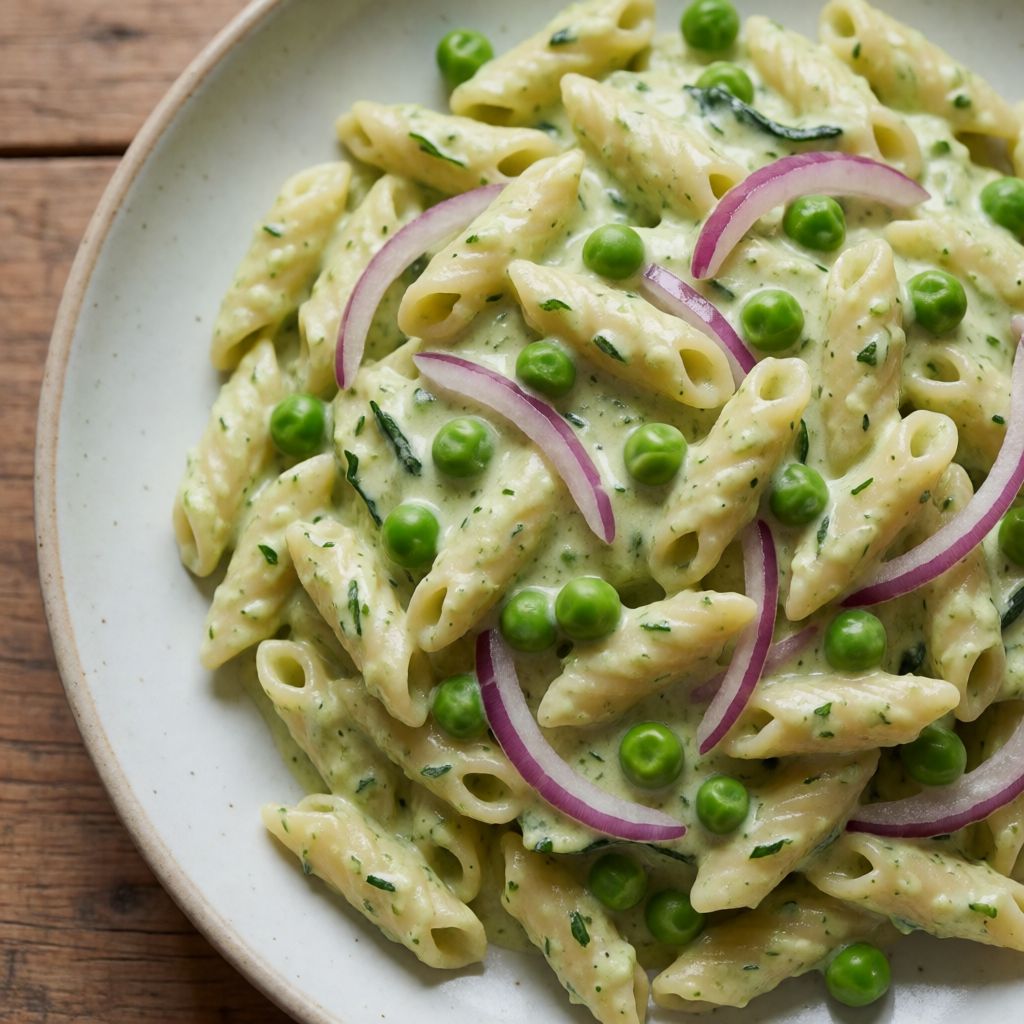 Creamy Courgette and Mint Pasta