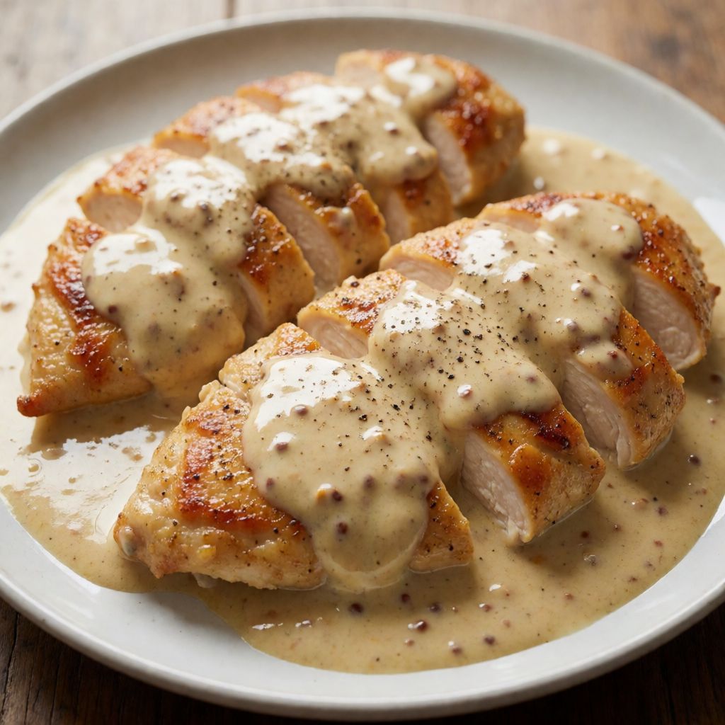 Chicken in Creamy Mustard Sauce