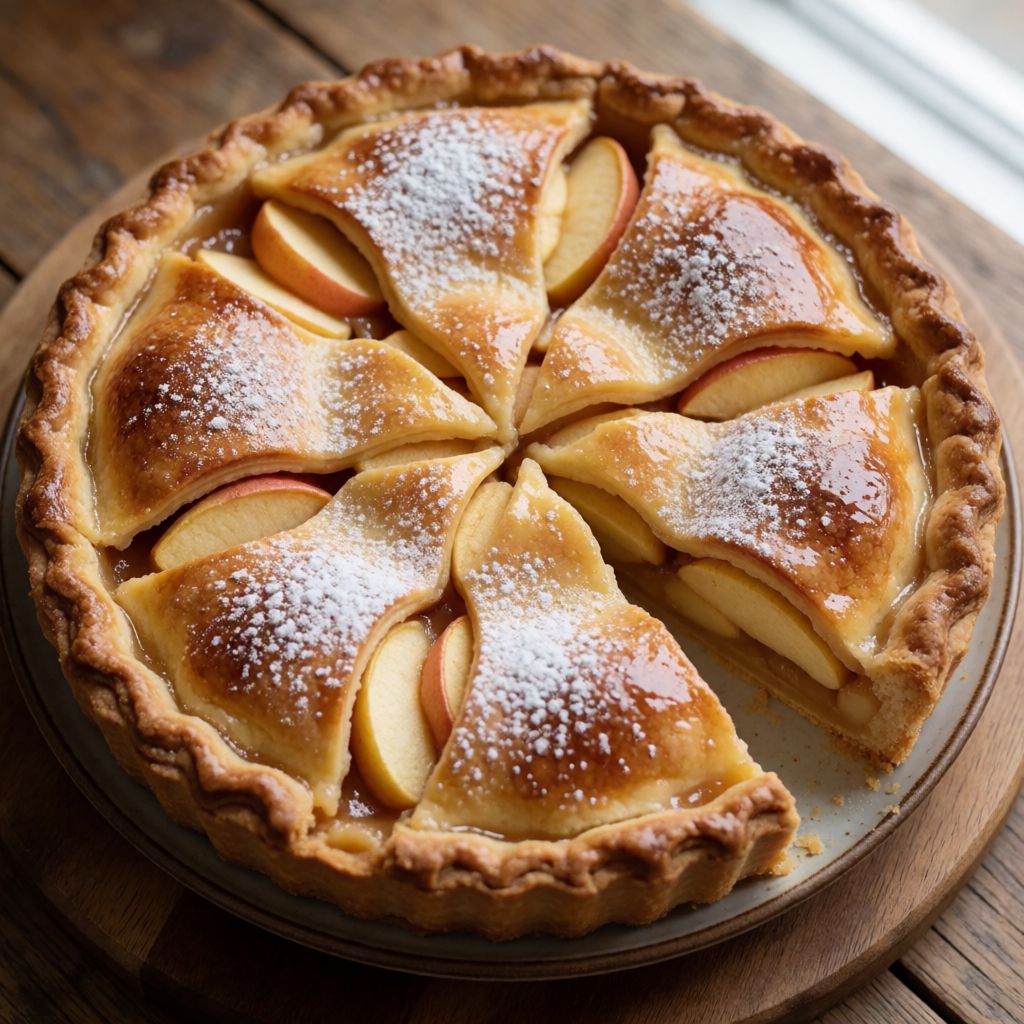 Apple and Marzipan Pie