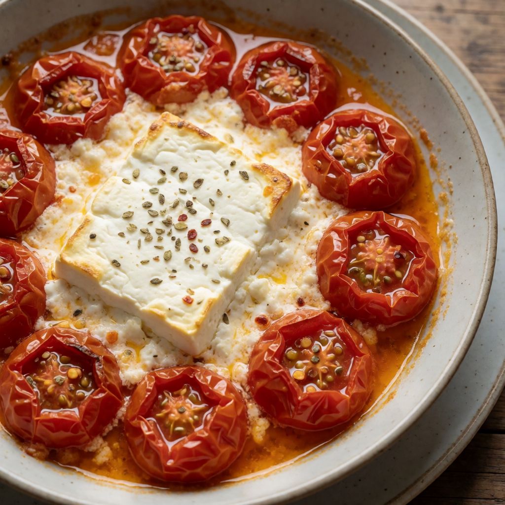 Baked Feta Pasta with Tomatoes
