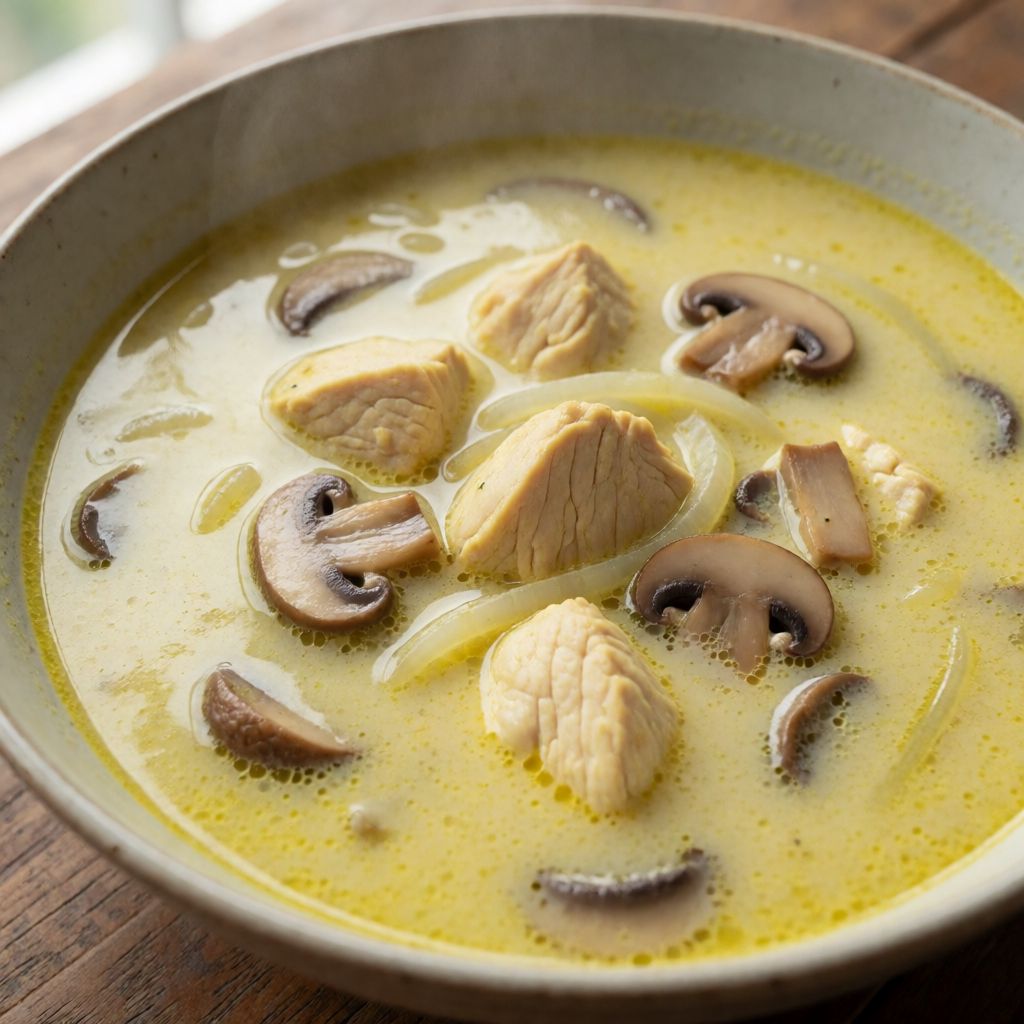 Thai Chicken and Coconut Milk Soup