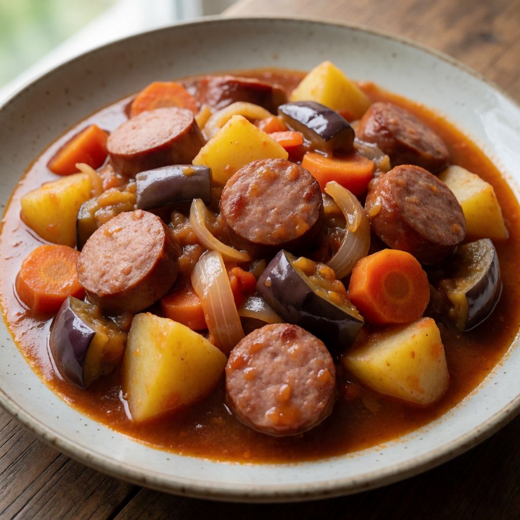 French-Style Sausage and Vegetable Ragout