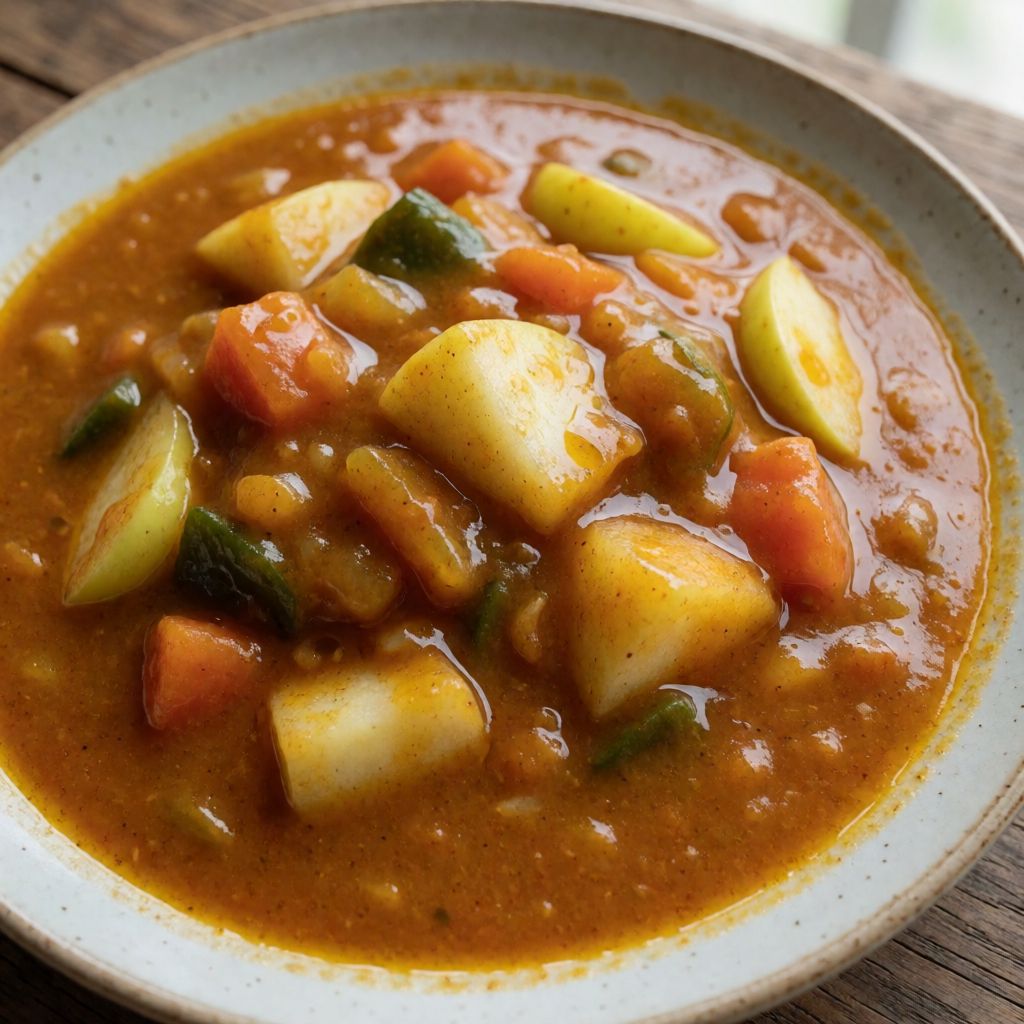 Vegetable Curry with Apple