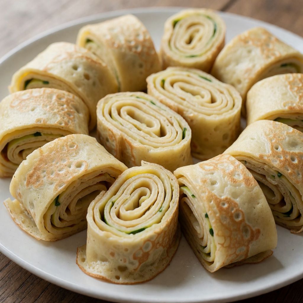 Courgette Crêpe Roll
