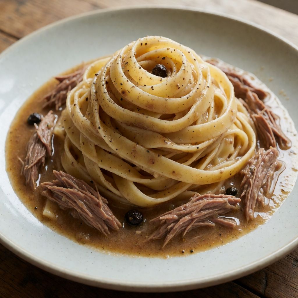 Tagliatelle with Rabbit Ragù