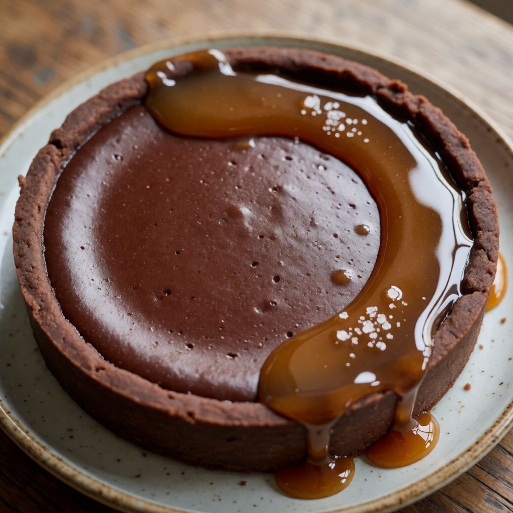 Chocolate Tart with Salted Caramel