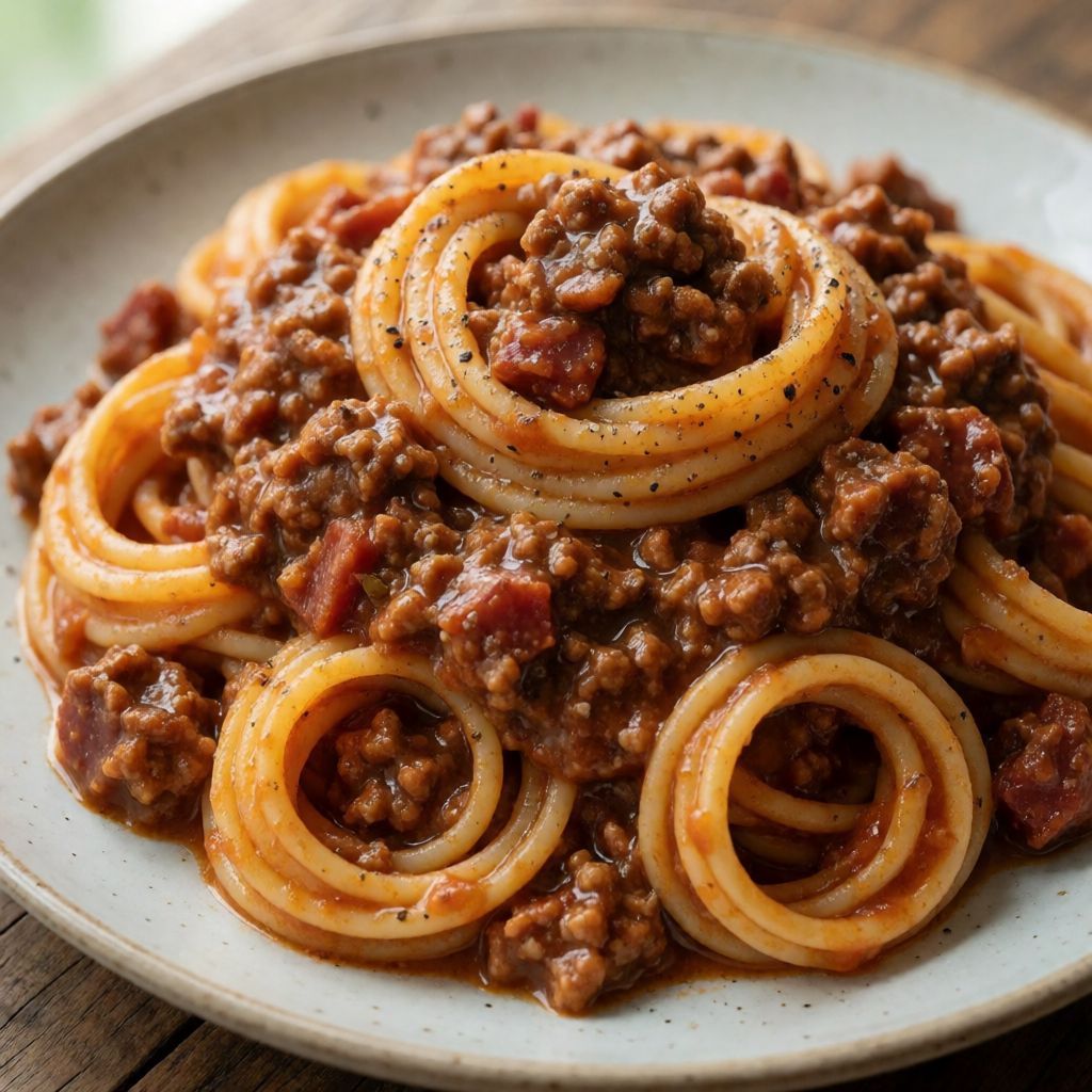 Pork Ragù with Pasta