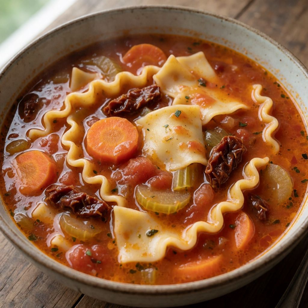 Vegetarian Lasagne Soup