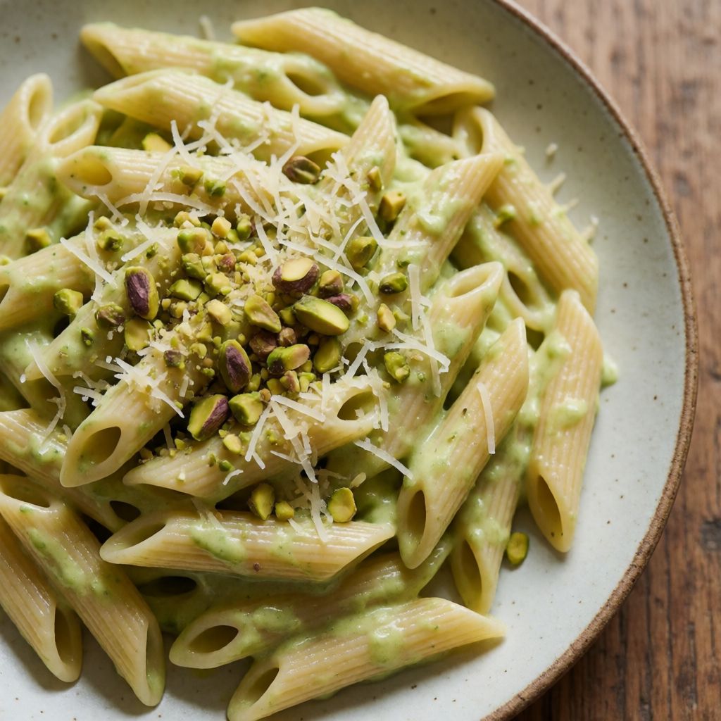 Penne med aspargeskrem