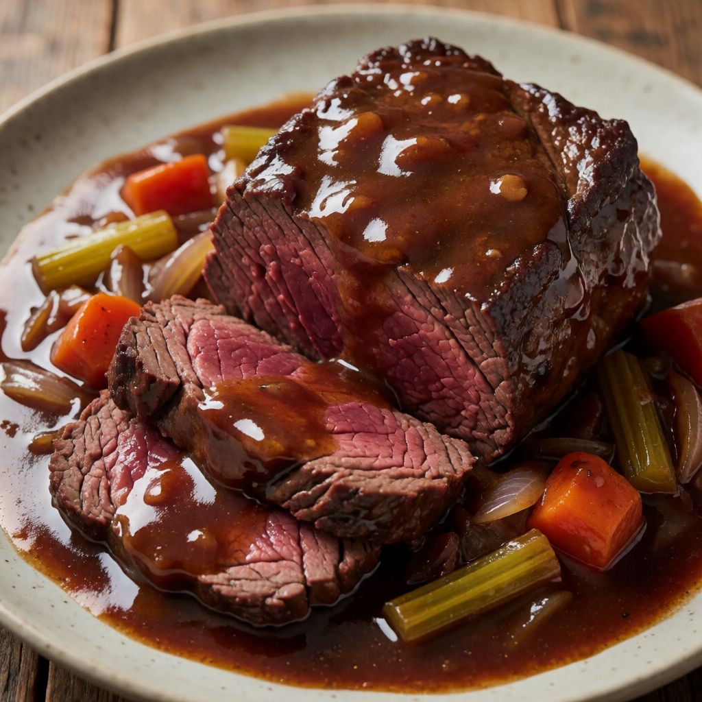 Beef Braised in Barolo Wine