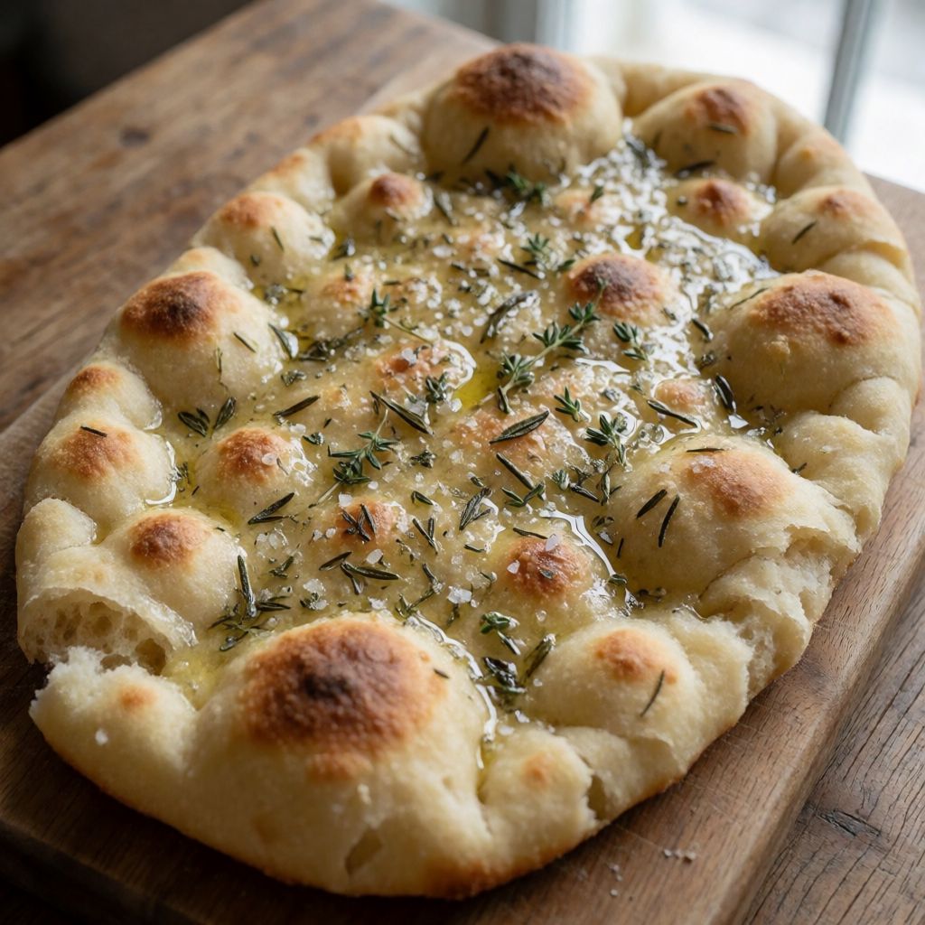 French Flatbread with Thyme and Rosemary