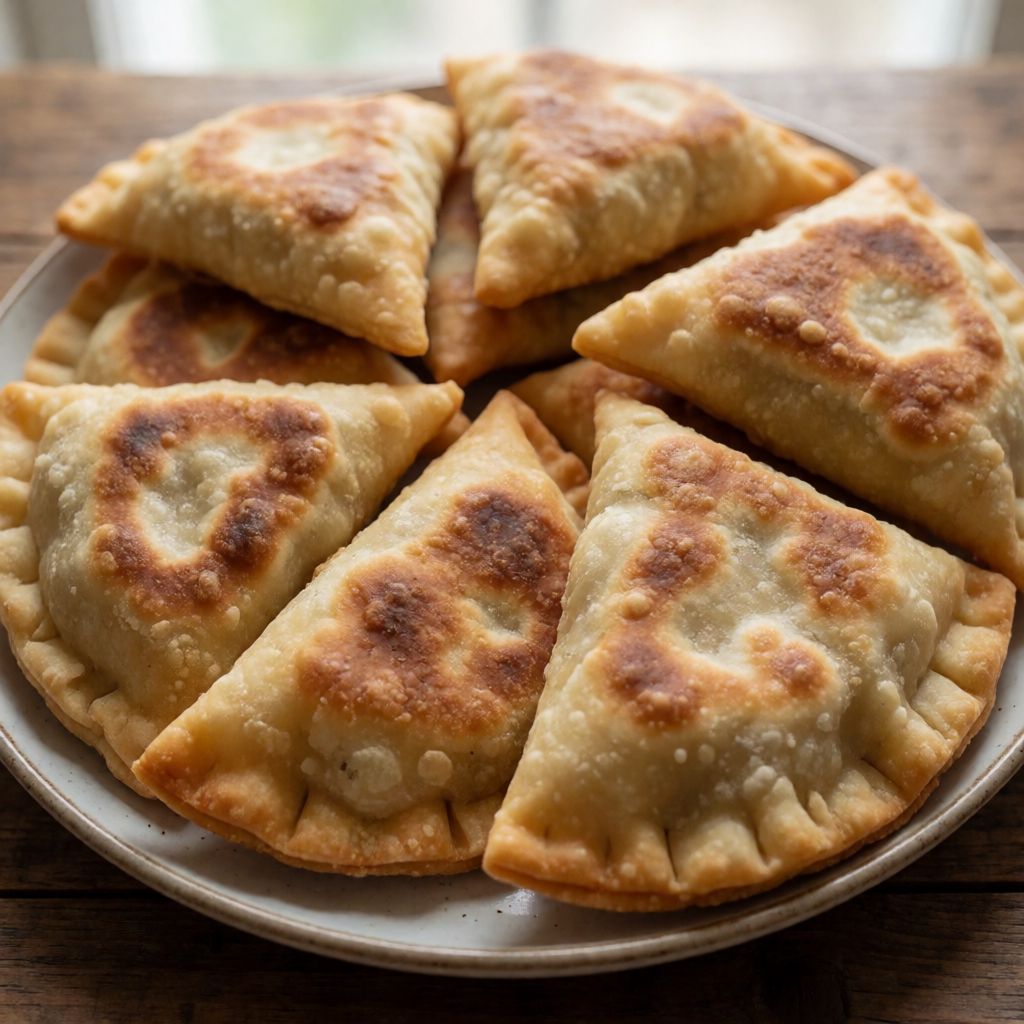 Fried Pita Pockets with Minced Beef Filling