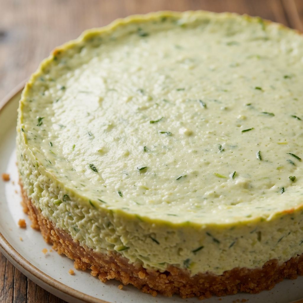 Savoury Courgette Cheesecake