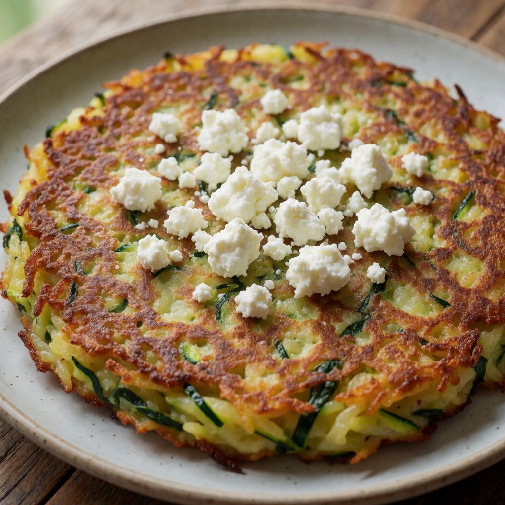 Potato and Vegetable Rösti with Feta