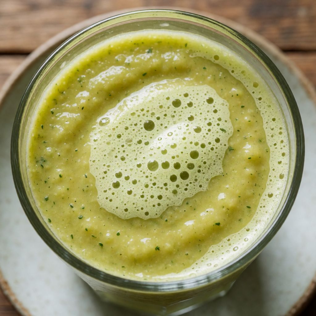 Smoothie z řapíkatého celeru, petržele, jablka a mrkve