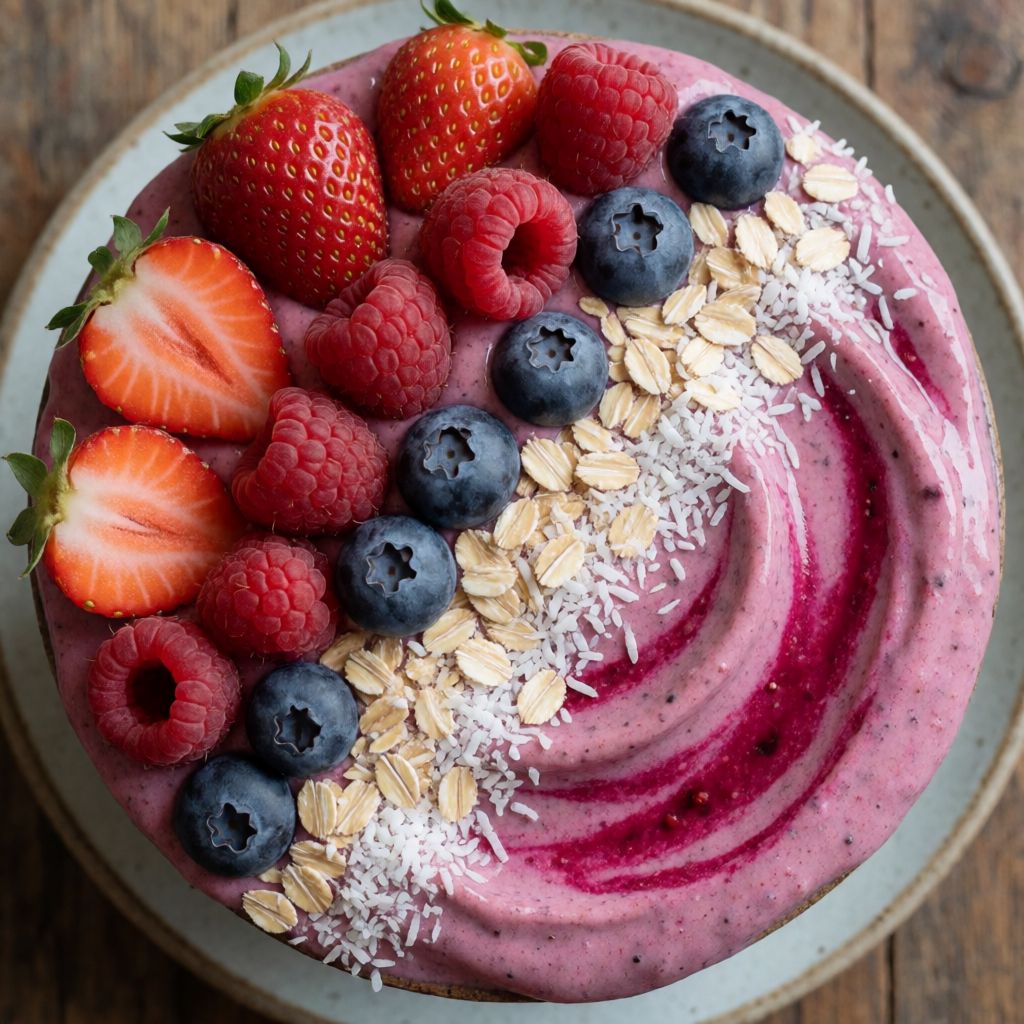 Bærsmoothiebowl