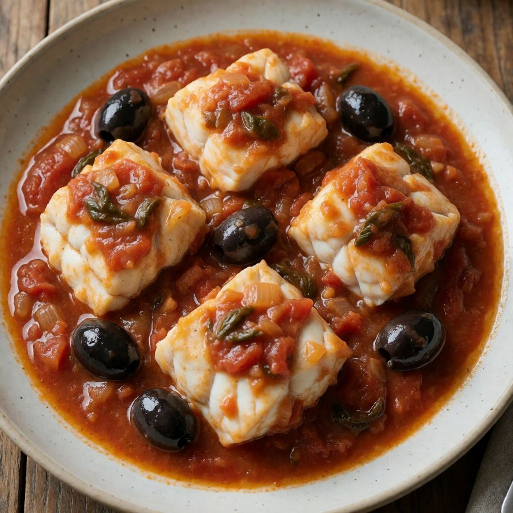 Livornese-Style Cod