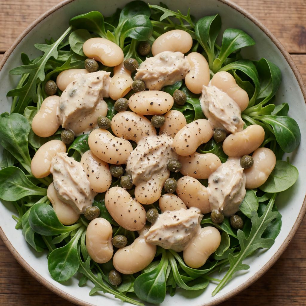 Valgete ubade salat tuunikreemiga