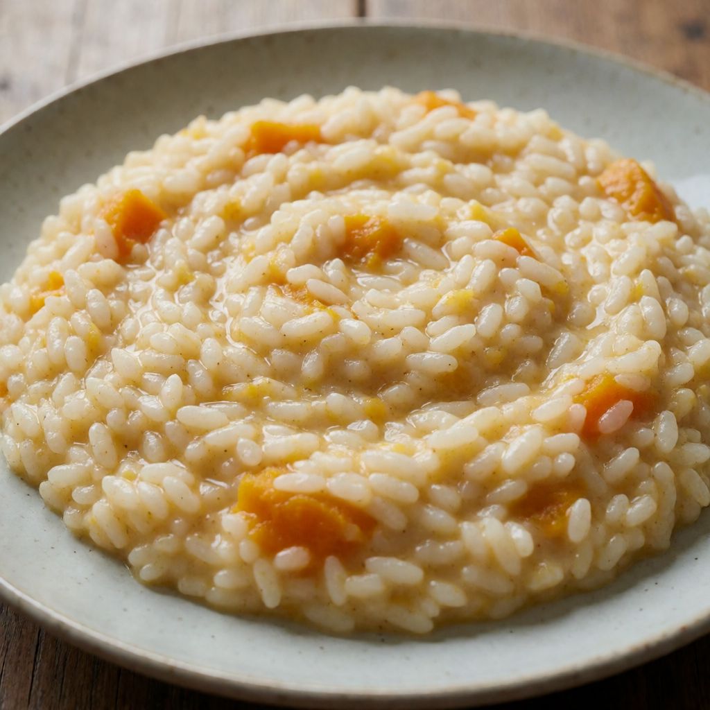 Risotto de carbassa i gorgonzola