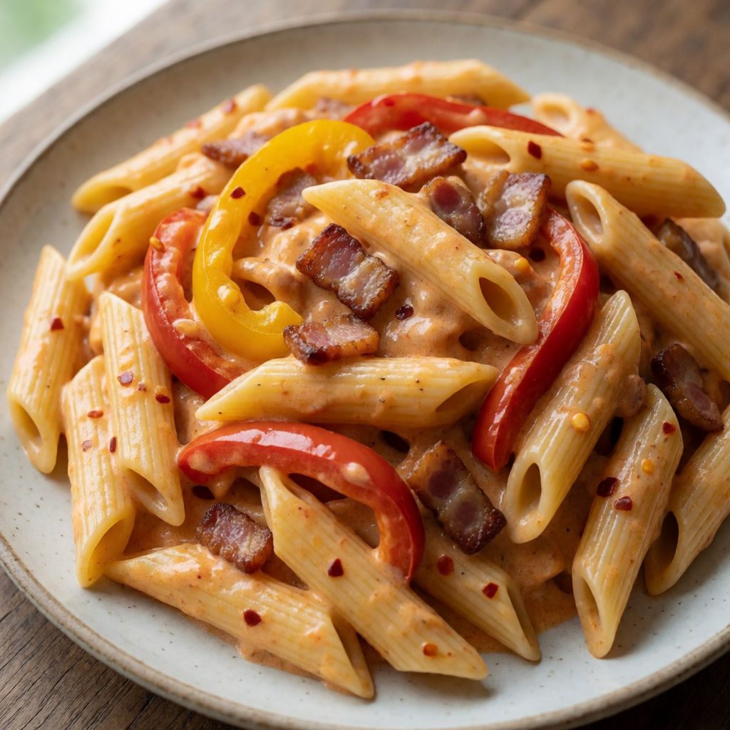 Penne all'arrabbiata à la Carlo