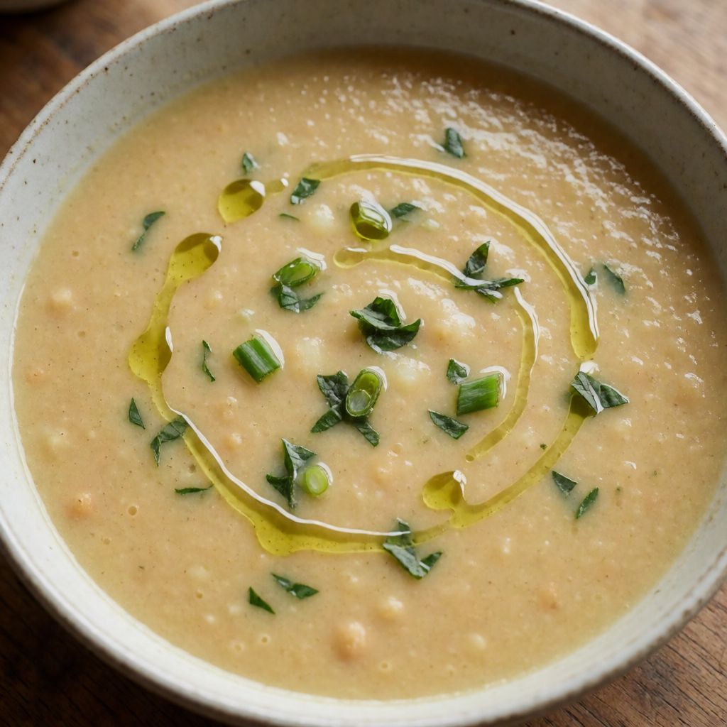 Crema de cigrons a la provençal